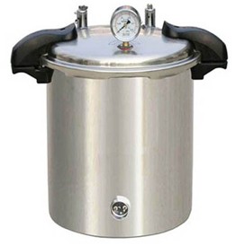 002 煤电两用手提式灭菌器（移位式快开盖型）